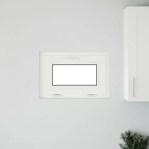 Unutarnja boja prozora u podrumu bijela RISOR 60 x 40 cm - Bijela 60 x 40 cm s dvostrukim staklenjem Cijena