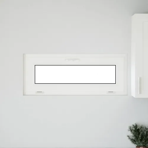 Unutarnja boja prozora u podrumu bijela RISOR 110 x 40 cm - Bijela 110 x 40 cm s dvostrukim staklenjem Cijena