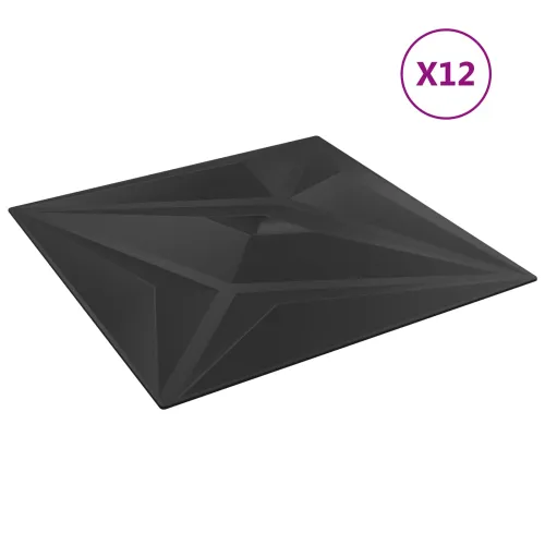 Zidne panele 48 kom. 50 x 50 cm Crna zvijezda XPS pjena - Crna zvijezda 12 Cijena