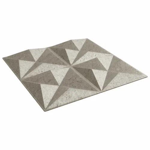 Zidne panele 48 kom. 50 x 50 cm Origami beton XPS pjena - Origami beton 48 Cijena