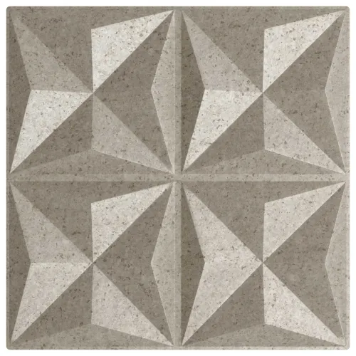 Zidne panele 48 kom. 50 x 50 cm Origami beton XPS pjena - Origami beton 48 Cijena