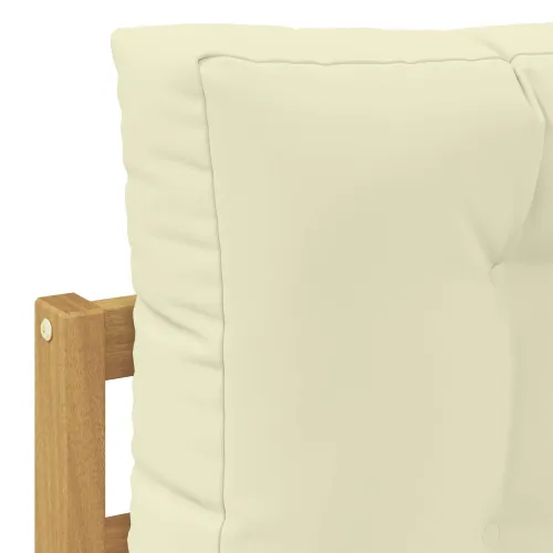 Set vanjskih sofa Poliester Bijela - Bijela i krem Cijena