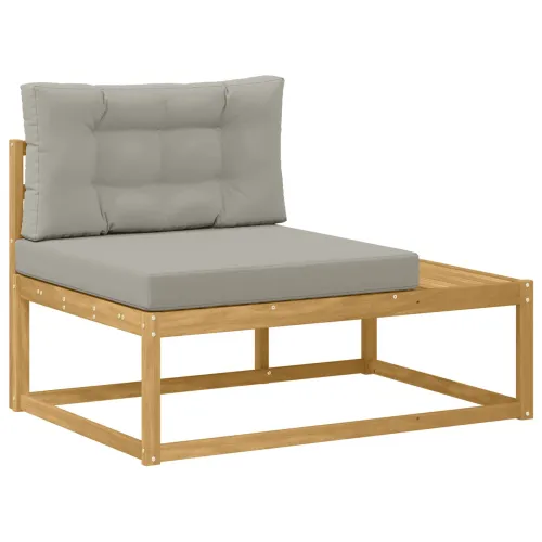 Set vanjskih sofa Poliester Bijela - Bijela i svijetlosiva Cijena