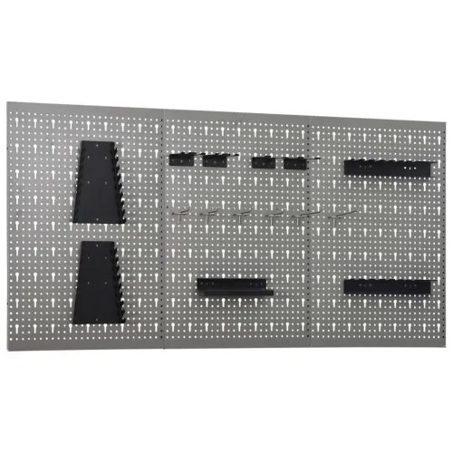 Zidne ploče za alat 3 kom 40 x 58 cm čelične - 3 3 Cijena