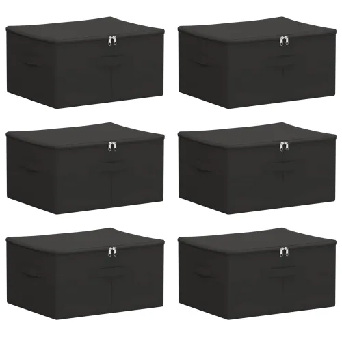 Kutija za spremanje 6 kom. Netkana tkanina 43 x 34 x 23 cm - Antracit 6 43 x 34 x 23 cm Cijena