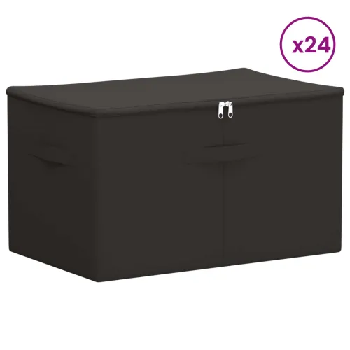 Kutija za spremanje 24 kom. Netkana tkanina 55 x 35 x 32 cm - Antracit 24 55 x 35 x 32 cm Cijena