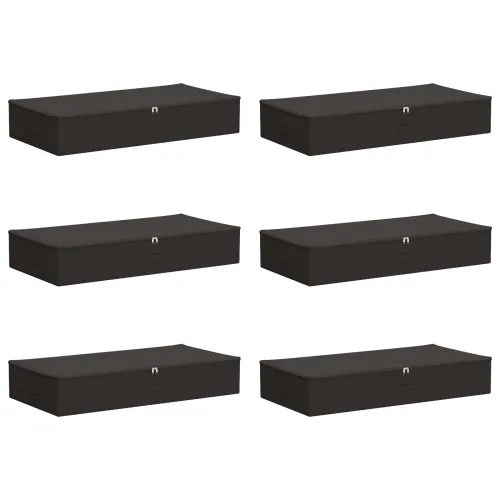 Kutija za spremanje 6 kom. Netkana tkanina 90 x 48 x 15 cm - Antracit 6 90 x 48 x 15 cm Cijena