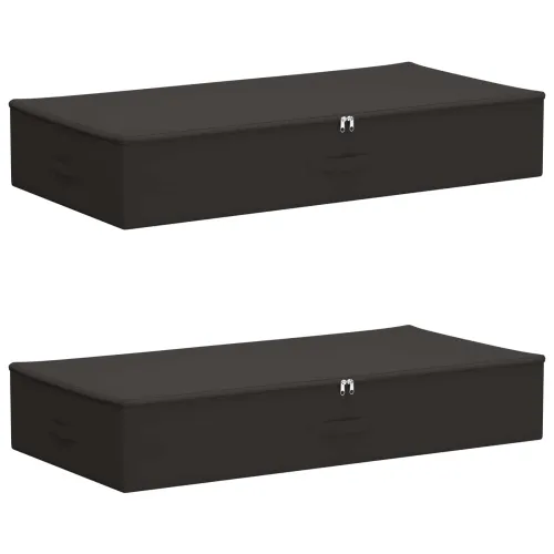 Kutija za spremanje 2 kom. Netkana tkanina 100 x 50 x 18 cm - Antracit 2 100 x 50 x 18 cm Cijena