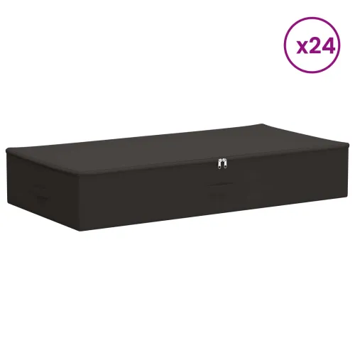 Kutija za spremanje 24 kom. Netkana tkanina 100 x 50 x 18 cm - Antracit 24 100 x 50 x 18 cm Cijena