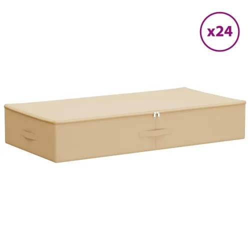 Kutija za spremanje 24 kom. Netkana tkanina 90 x 48 x 15 cm - Krem 24 90 x 48 x 15 cm Cijena