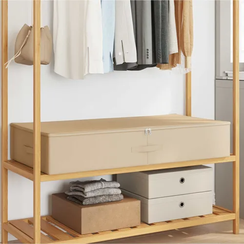Kutija za spremanje 24 kom. Netkana tkanina 90 x 48 x 15 cm - Krem 24 90 x 48 x 15 cm Cijena