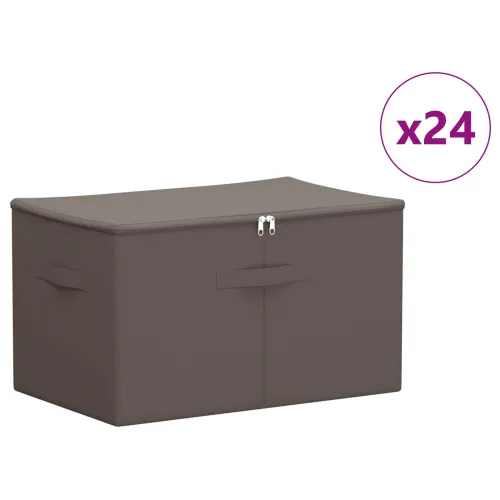 Kutija za spremanje 24 kom. Netkana tkanina 55 x 35 x 32 cm - Siva 24 55 x 35 x 32 cm Cijena