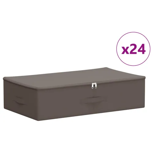 Kutija za spremanje 24 kom. Netkana tkanina 70 x 40 x 18 cm - Siva 24 70 x 40 x 18 cm Cijena