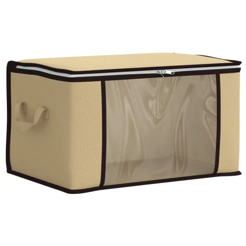 Kutija za pohranu s prozirnim bočnim oknom Krem 60 x 43 x 35 cm - Krem 1 60 x 43 x 35 cm Cijena