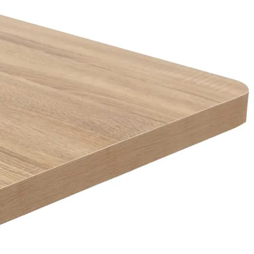 Bistro stol svjetlosmeđi 50 x 50 cm MDF - svijetlo smeđa i crna 50 x 50 x 75 cm 1 Cijena