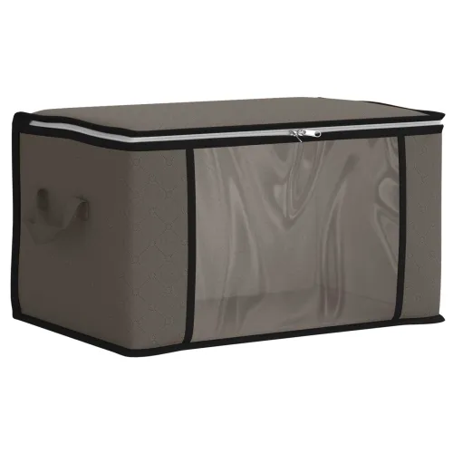 Kutija za pohranu s prozirnim bočnim oknom Siva 60 x 43 x 35 cm - Siva 1 60 x 43 x 35 cm Cijena