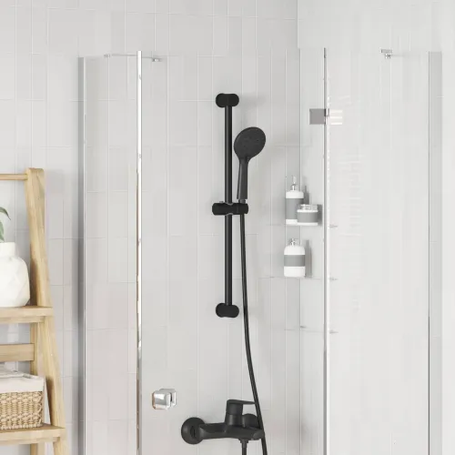 Držač za tuš Crna 70 cm Nehrđajući čelik - Crna 70 cm Cijena