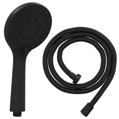 Set glave tuša Crna 150 cm Nehrđajući čelik - Crna Cijena