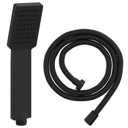 Set glave tuša Crna 150 cm Nehrđajući čelik - Crna Cijena