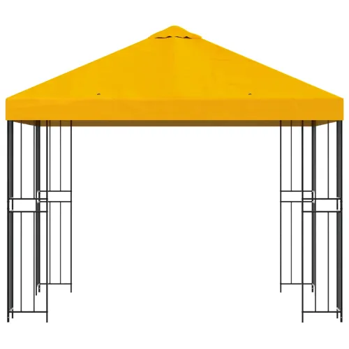 Gazebo 3 x 3 m Žuta Poliester i čelik 190 gsm - Žuta Bez bočnog zida Cijena