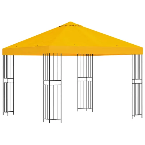 Gazebo 3 x 3 m Žuta Poliester i čelik 190 gsm - Žuta Bez bočnog zida Cijena