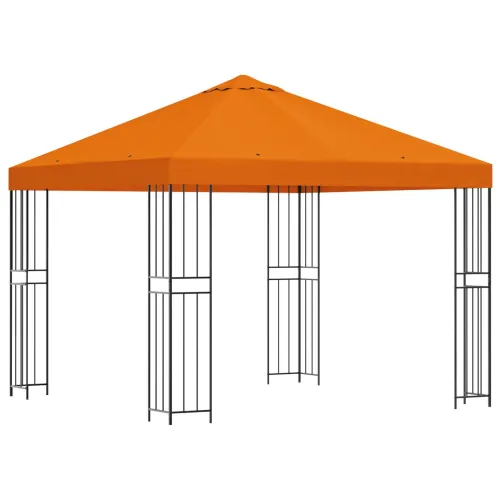 Gazebo 3 x 3 m Narančasta Poliester i čelik 190 gsm - Narančasta Bez bočnog zida Cijena