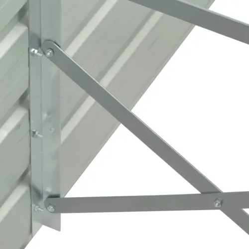 Povišena gredica - Vrtna gredica pocinčani čelik 400x80x77 cm antracit - 400 x 80 x 77 cm Cijena