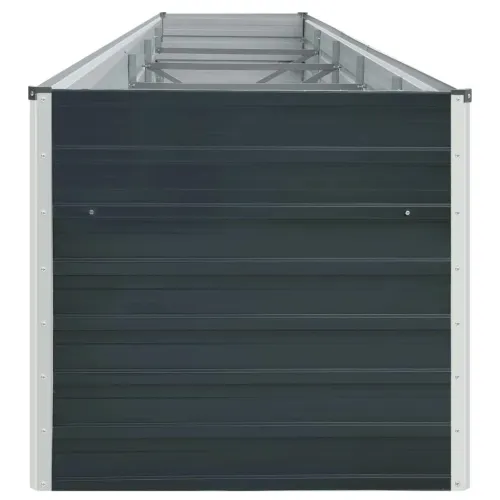 Povišena gredica - Vrtna gredica pocinčani čelik 400x80x77 cm antracit - 400 x 80 x 77 cm Cijena