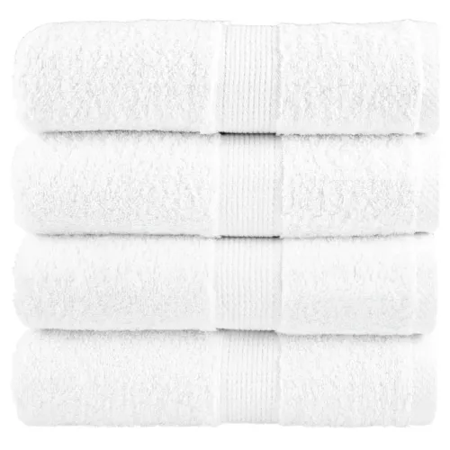 Premium ručnici za goste SOLUND 4 kom. Bijeli 30x50 cm 600 g/m² - Bijela 30 x 50 cm 4 Cijena