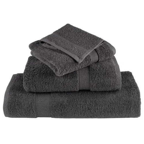 Premium ručnici za goste SOLUND 4 kom. antracit 30x50 cm 600 g/m² - Antracit 30 x 50 cm 4 Cijena
