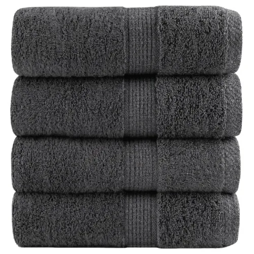 Premium ručnici za goste SOLUND 4 kom. antracit 30x50 cm 600 g/m² - Antracit 30 x 50 cm 4 Cijena