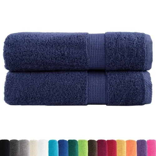Premium ručnici za ruke SOLUND 2 kom. tamnoplavi 50x100 cm 600 g/m² - Modra 50 x 100 cm 2 Cijena