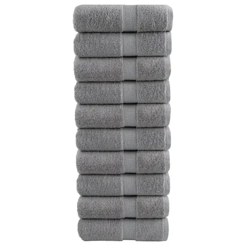 Premium ručnici za pranje SOLUND 10 kom. sive 30x30 cm 600 g/m² - Siva 30 x 30 cm 10 Cijena