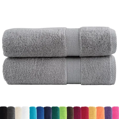Premium ručnici za ruke SOLUND 2 kom. sivi 50x100 cm 600 g/m² - Siva 50 x 100 cm 2 Cijena