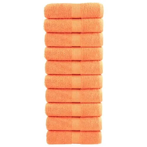 Premium ručnici za goste SOLUND 10 kom. narančaste boje 30x50 cm 600 g/m² - Narančasta 30 x 50 cm 10 Cijena