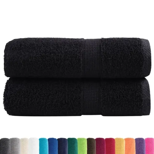 Premium ručnici za goste SOLUND 2 kom. crni 30x50 cm 600 g/m² - Crna 30 x 50 cm 2 Cijena