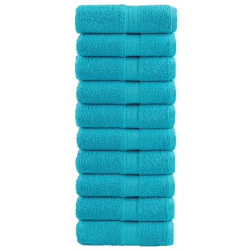 Premium ručnici za pranje SOLUND 10 kom. tirkizne 30x30 cm 600 g/m² - Tirkizna 30 x 30 cm 10 Cijena