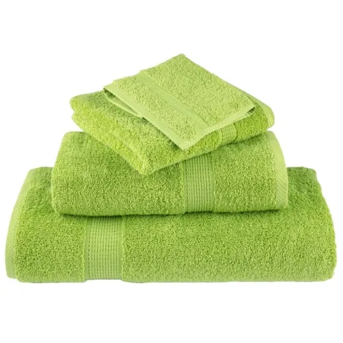 Premium ručnici za pranje SOLUND 4 kom. jabukasto zelene 30x30 cm 600 g/m² - Jabukova zelena 30 x 30 cm 4 Cijena