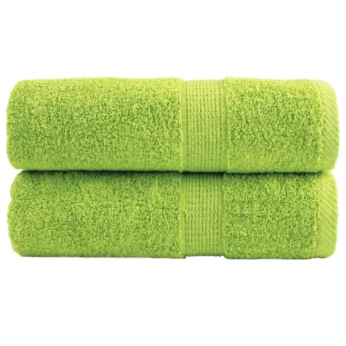 Premium ručnici za goste SOLUND 2 kom. zelene boje jabuke 30x50 cm 600 g/m² - Jabukova zelena 30 x 50 cm 2 Cijena