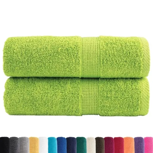 Premium ručnici za goste SOLUND 2 kom. zelene boje jabuke 30x50 cm 600 g/m² - Jabukova zelena 30 x 50 cm 2 Cijena