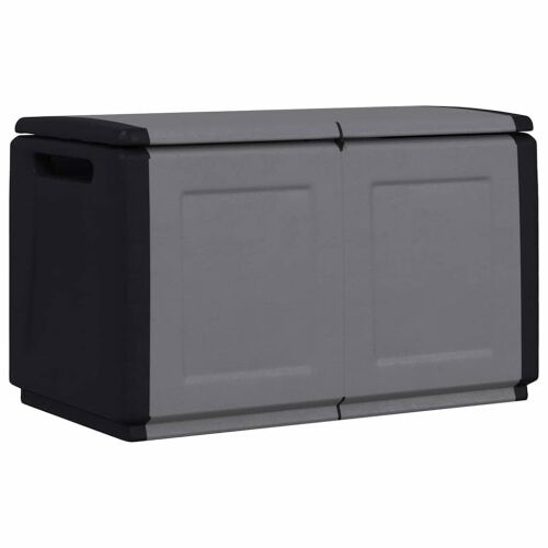 Vrtna kutija za pohranu 96 x 53 x 57 cm 230 L tamnosiva i crna - 96 x 53 x 57 cm 96 x 53 x 57 cm Cijena