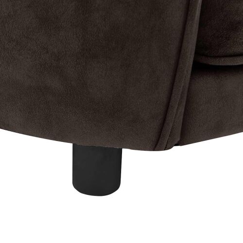 Sofa za pse smeđa 69 x 49 x 40 cm plišana - Smeđa Smeđa Cijena