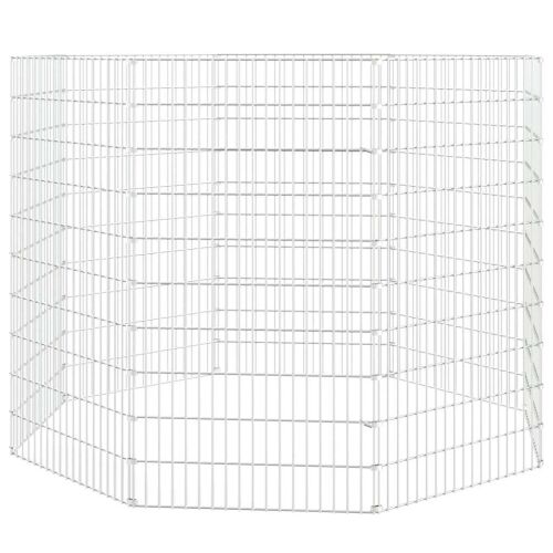 Ograđeni prostor za životinje slobodnog uzgoja s 8 panela, 54 x 100 cm, pocinčano željezo - 54 x 100 cm 8 panela 54 x 100 cm 8 p Cijena