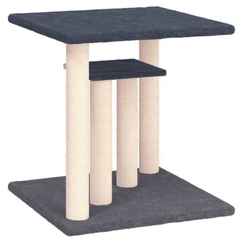 Grebalica za mačke s platformama tamnosiva 50 cm - Tamno siva Cijena