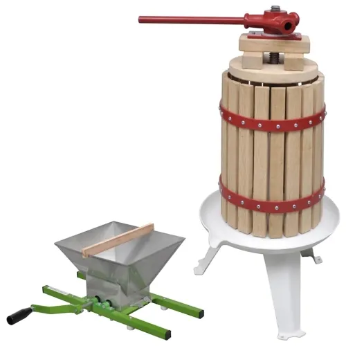 2-dijelni set preše i drobilice za voće i vino - Drobilica 6 l + 7 l Cijena