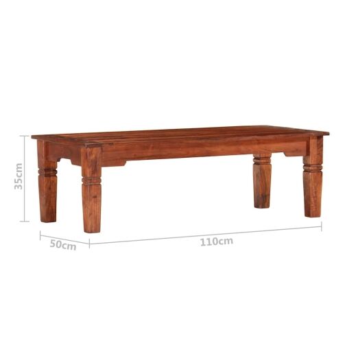 Klub stolić 110x50x35 cm Masivno drvo akacije Cijena