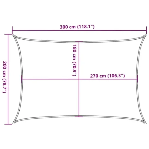 Jedro za zaštitu od sunca 160 g/m² crveno 2 x 3 m HDPE - Crvena 2 x 3 m Cijena