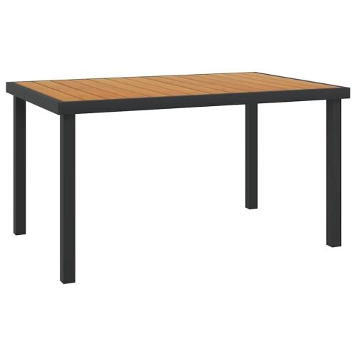 Vrtni stol smeđi 140 x 90 x 74 cm aluminij i WPC - Smeđa 1 Smeđa Cijena