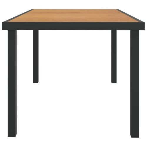 Vrtni stol smeđi 140 x 90 x 74 cm aluminij i WPC - Smeđa 1 Smeđa Cijena