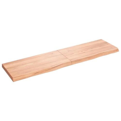 Kupaonska radna ploča svjetlosmeđa 120x30x(2-4) cm masivno drvo - Svjetlosmeđa 120 x 30 x 4 cm Svjetlosmeđa 120 x 30 x 4 cm Cijena
